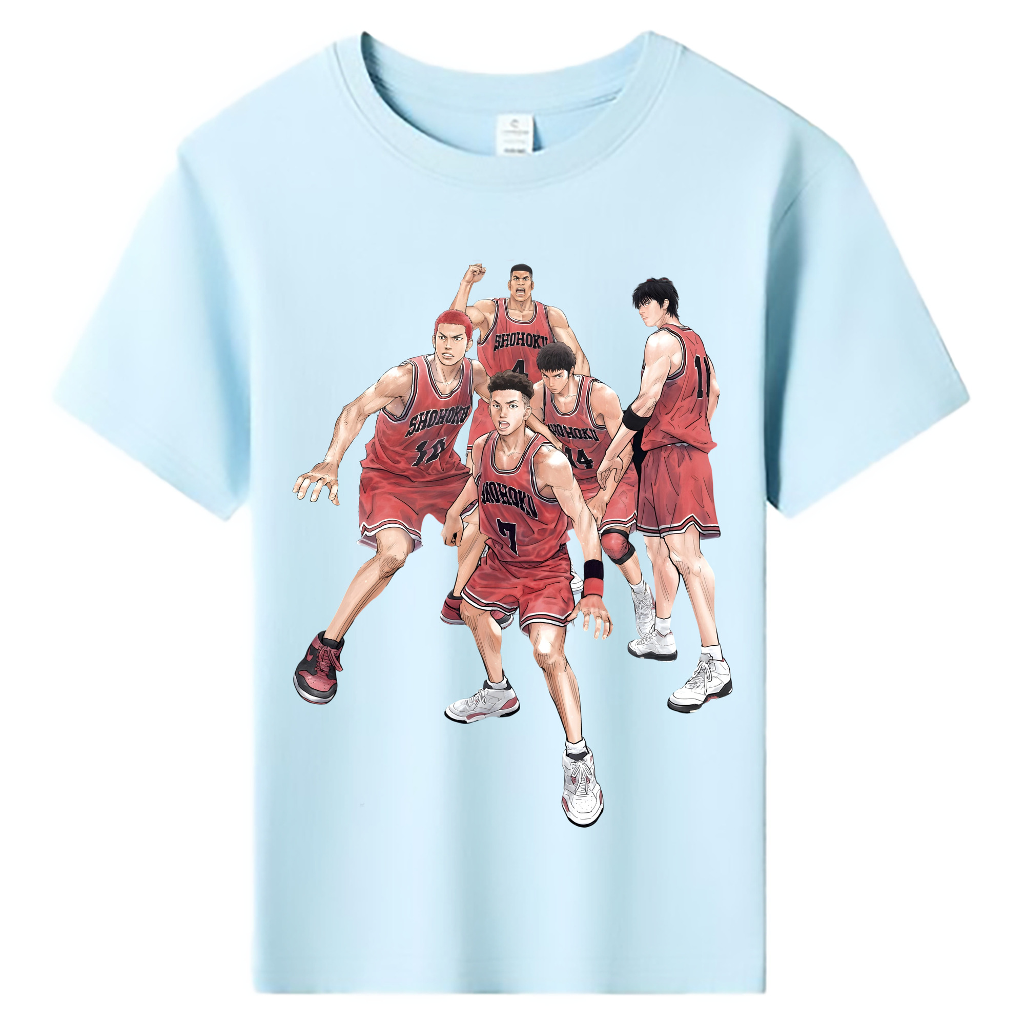 （画像用） SLAM DUNK／スラムダンク 綿100％キッズTシャツ（フロントプリント）